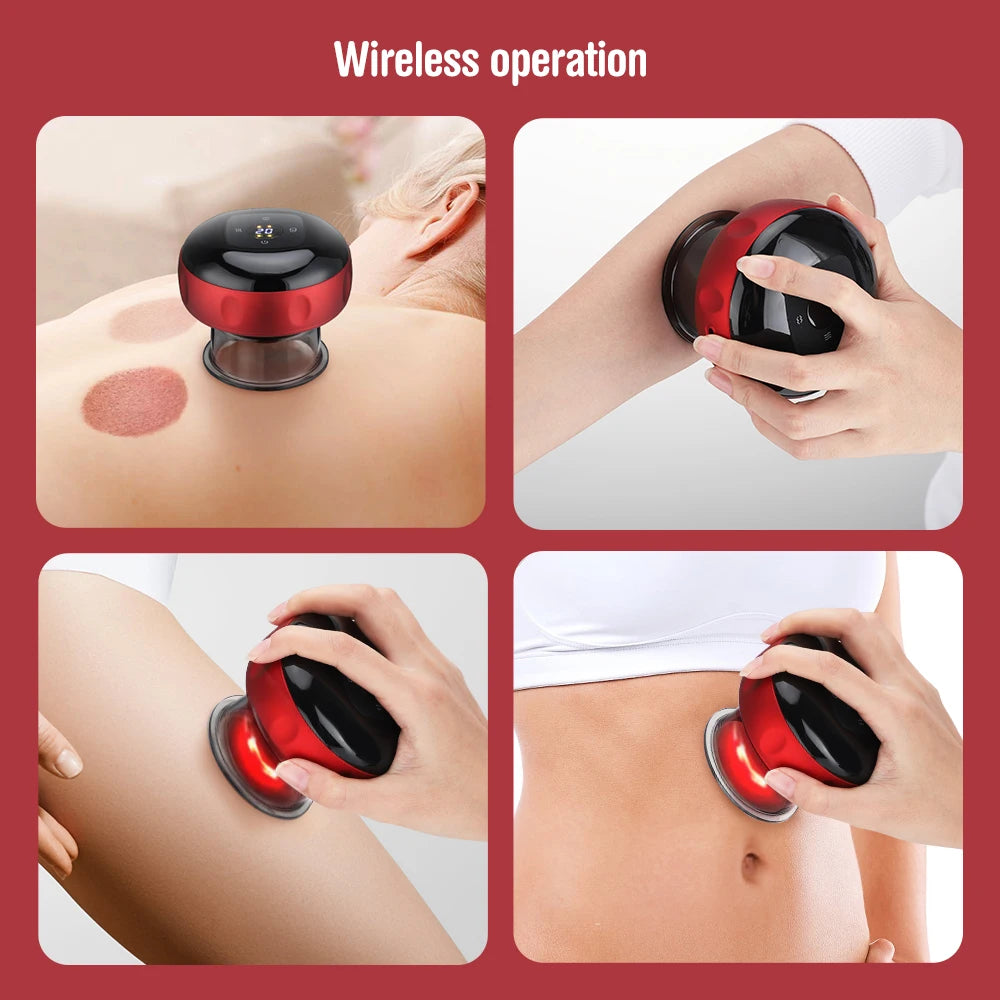 Electric Vacuum Cupping Massage Anti Cellulite Magnet Therapy