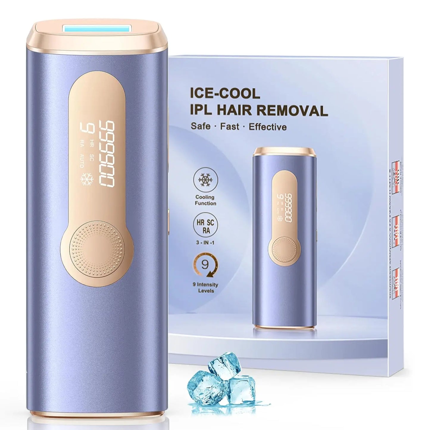 IPL Laser Hair Remover – ICE Cooling & 999,900 Flashes