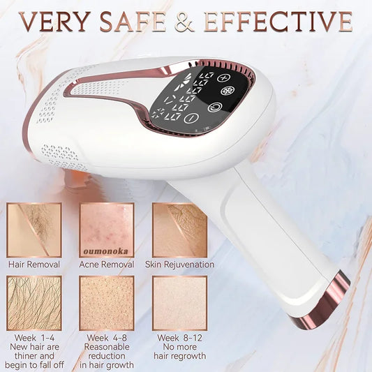 IPL Laser Epilator – 999,999 Flashes Painless Hair Removal