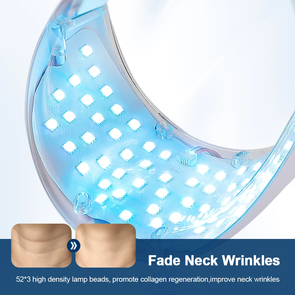 7-Color LED Neck Mask – Skin Tightening & Rejuvenation