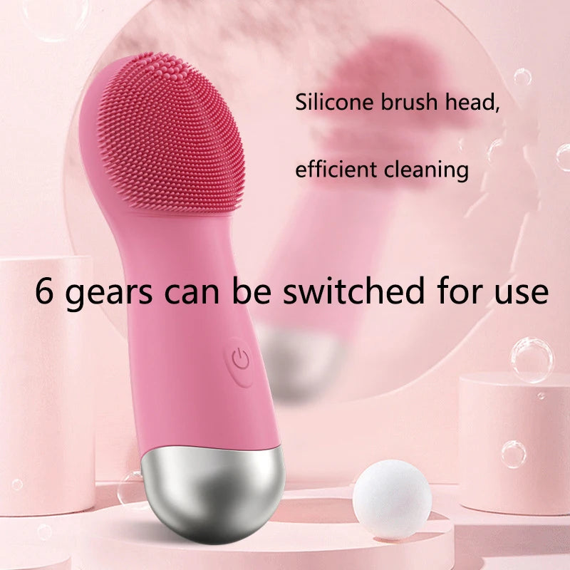 Sonic Facial Cleansing Brush – Waterproof & Pore Cleaner