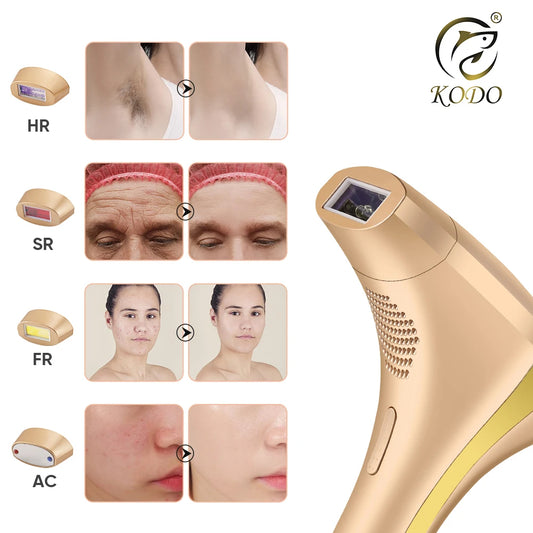 KODO Quartz Lamp Laser Epilator – 900,000 Shots Hair Removal